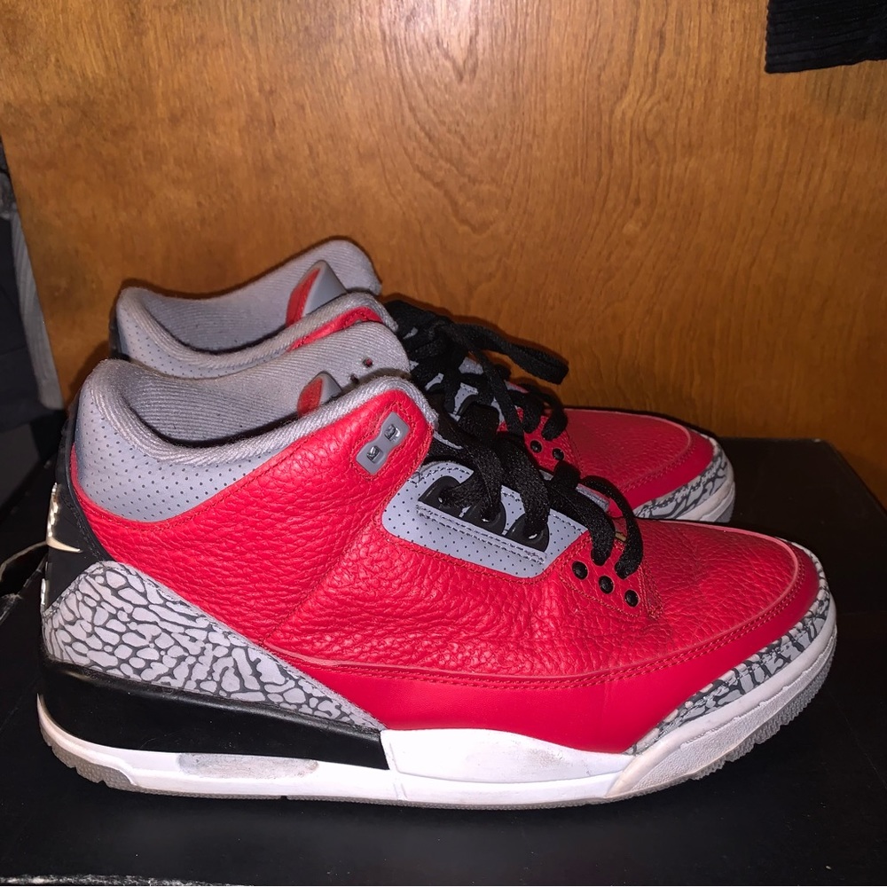 Jordan Unite Fire Red 3s ❤️‍🔥